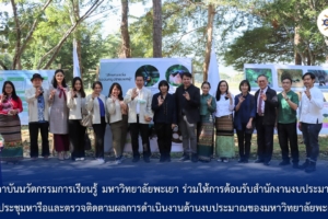 สถาบันนวัตกรรมการเรียนรู้ มหาวิทยาลัยพะเยา ร่วมให้การต้อนรับสำนักงานงบประมาณ เพื่อประชุมหารือและตรวจติดตามผลการดำเนินงานด้านงบประมาณของมหาวิทยาลัยพะเยา